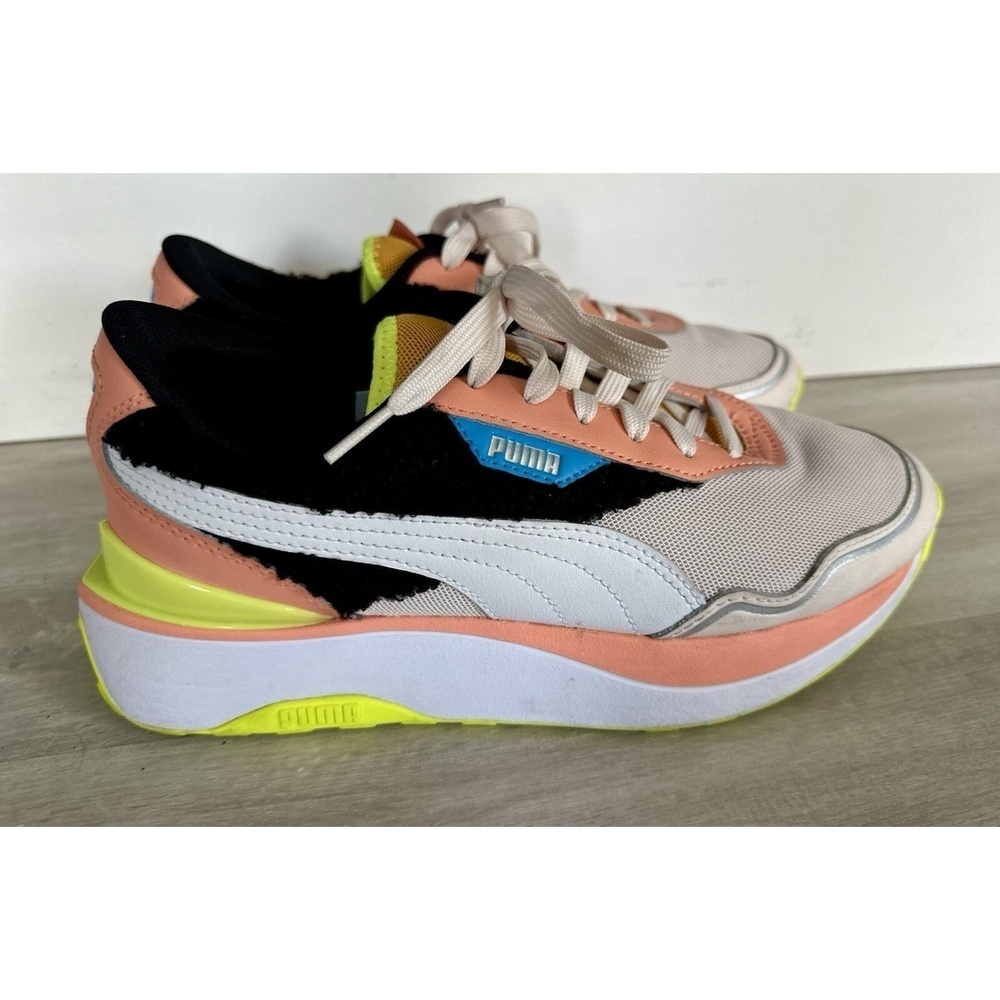 Puma Womens Cruise Rider 385518-01 White Casual Shoes Sneakers size 8.5 - Picture 3 of 10